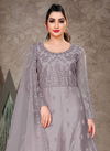 Viana vol 2 Designer Festive Wear Rosybrown Butterfly Net Heavy Anarkali Style Gown Collection